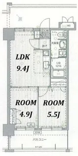 プレスタイル博多EAST【3階】の間取り