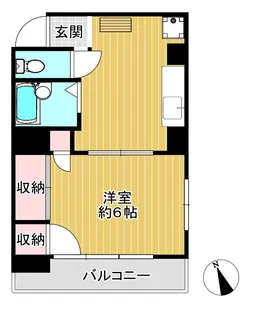 ハイム梅澤【2階】の間取り