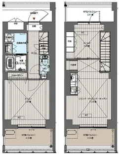 ルーチェヴィラ菊川の間取り