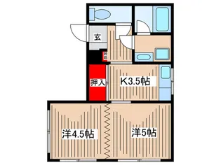 小澤ビル【2階】の間取り