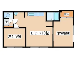 メゾンプラネットA【3階】の間取り