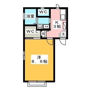 アヴァンセ YOU【1階】の間取り