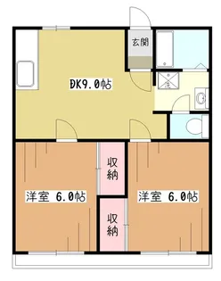クリードホワイトエンジェル【2階】の間取り