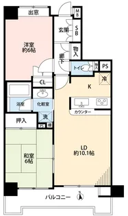 ダイアパレス中落合【5階】の間取り