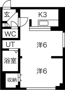 リベラルイン【2階】の間取り