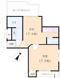 ベイ・フィールド根津【4階】の間取り