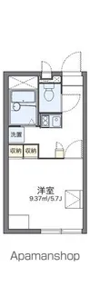 レオパレスステージア【2階】の間取り