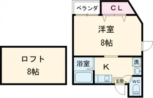 アレグレア桜【3階】の間取り