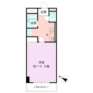 T&K花園【6階】の間取り
