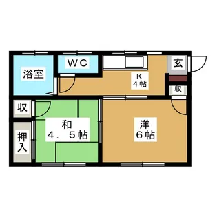 宮田コーポ【2階】の間取り