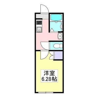 プレジール川間【1階】の間取り