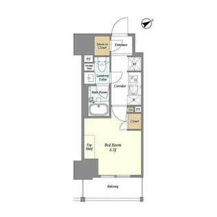 テラス横浜鶴見【7階】の間取り