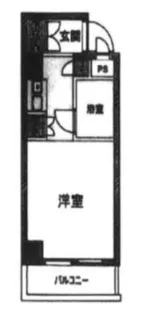 スカイコート西横浜【4階】の間取り