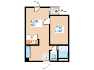 Musica se Piace【3階】の間取り