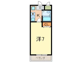 甲南フラット【3階】の間取り