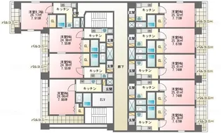ハウスセゾン御所南【2階】の間取り