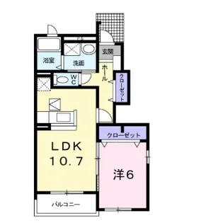 プレジャーヒルズ湘南【1階】の間取り