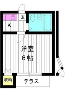 サンライズ春日【1階】の間取り