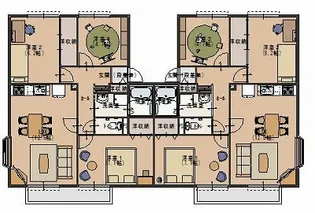 サンビレッジカムアンドエム C棟【2階】の間取り