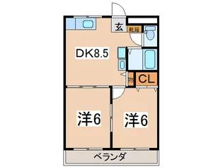 ウイロード【1階】の間取り