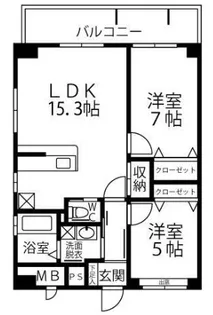 アルバクレスタ城崎【4階】の間取り