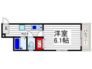 プリズム【4階】の間取り