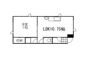 グランドハイツ【1階】の間取り