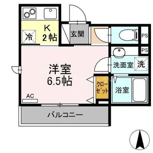 ライズィング【3階】の間取り