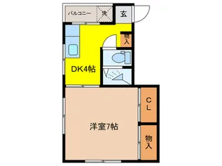 Lucky Palace【3階】の間取り