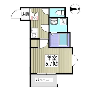 MELDIA西所沢III【3階】の間取り