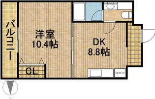 中央煉瓦館 601【6階】の間取り