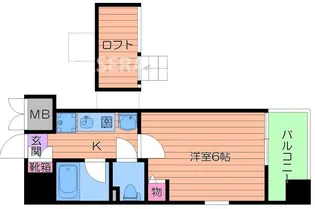 エステムコート大阪城前OBPリバーフロント【7階】の間取り