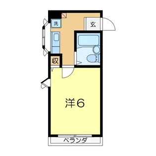 コパーズアプト港南VIパートII【1階】の間取り