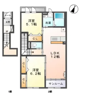 NEOMAX【2階】の間取り