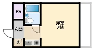 ハニードール【2階】の間取り