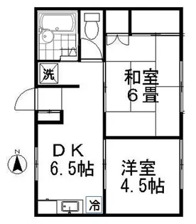 サンハイネス【1階】の間取り
