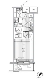 PREMIUM CUBE 不動前DEUX【2階】の間取り