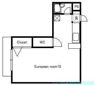 アヴニール大江【1階】の間取り