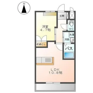MRイースト【1階】の間取り