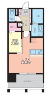ブラン・スタイル博多314【12階】の間取り