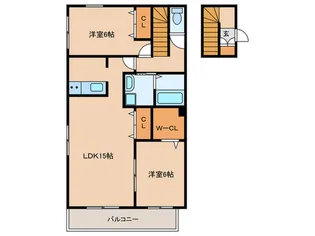 メゾンドひいらぎ【2階】の間取り