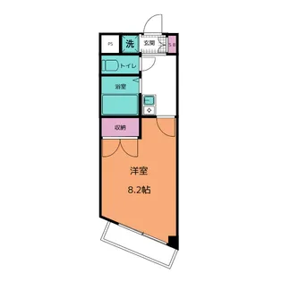 プリマヴェール六番町【6階】の間取り