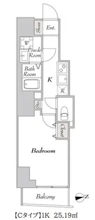 プルミエ市谷薬王寺【7階】の間取り
