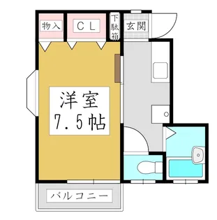 ライズハウス【2階】の間取り