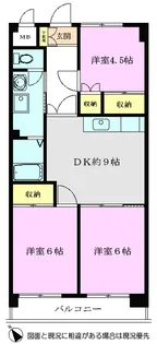 フラットマジョールII【4階】の間取り