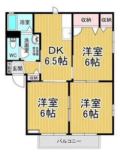 ラフォーレ・ファインD【2階】の間取り