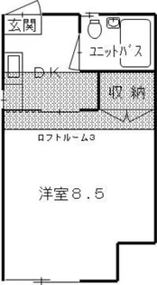 シャルム仲田II【1階】の間取り