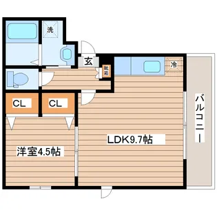 CASA OLIVE【2階】の間取り