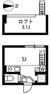 マルズモリシタ【1階】の間取り