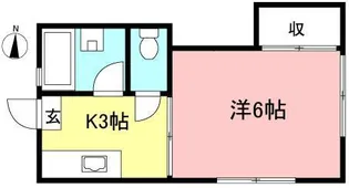 サンハイツ【2階】の間取り